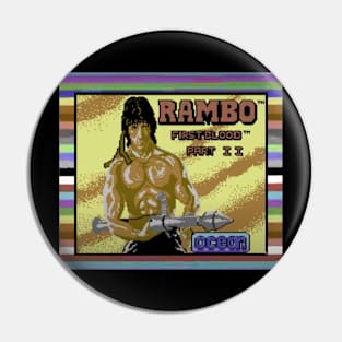 Rambo 1987 Commodore 64 Load Screen Pin