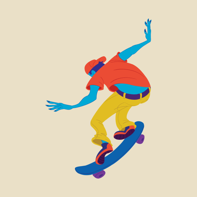 Skater dude by JaneLadra