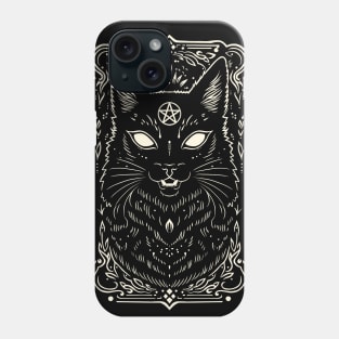 Occult Witch Cat Phone Case