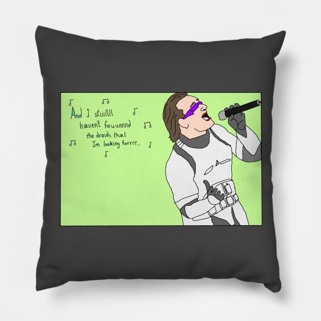 These Aren't the Droids You're Looking For, Bono Pillow by FiverBrisby