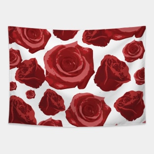 Red Roses Tapestry