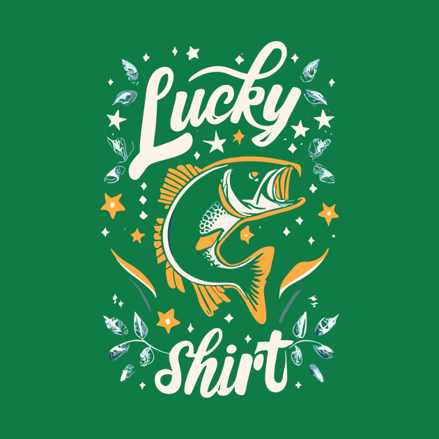 Lucky Fishing Shirt Fisherman Lucky by CHNSHIRT