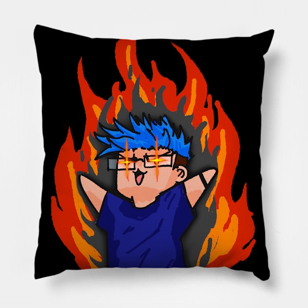 But What if WAS on Fire? Pillow by 1smolpotato