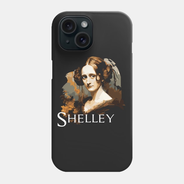 Mary Shelley (dark) Phone Case by WickedAngel