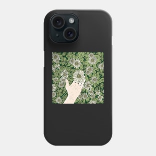 Chamomile floral greeting Phone Case