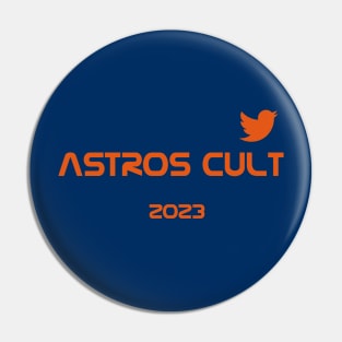 Astros Twitter Cult 2023 Pin