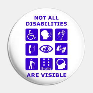 not all disabilities are visible Pin