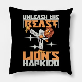 Lion does Hapkido Pillow