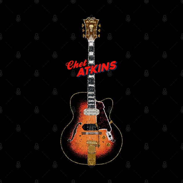 Chet Atkins D'Angelico Excel Electric Guitar by Daniel Cash Guitar