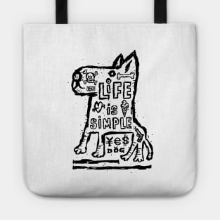 YES Dog Tote