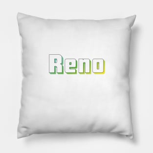 Reno Nevada Pillow