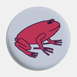 Viva Magenta Color of the Year 2023 Frog Pin