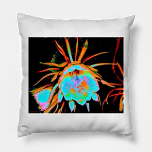 Cyan Cereus Pillow