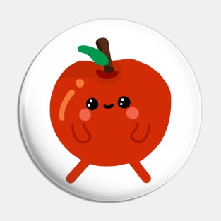 cute kawaii apple Pin