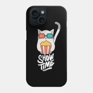 Cat Watching A Movie Phone Case