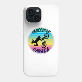 Vancouver Canada retro biking Phone Case