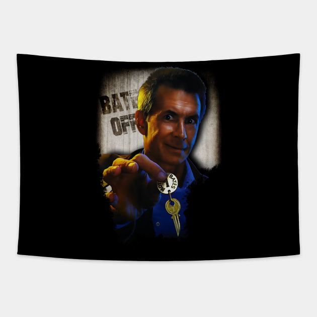 Norman Bates Psycho Design Tapestry by HellwoodOutfitters