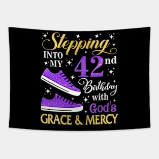 Stepping Into My 42nd Birthday With God's Grace & Mercy Bday Tapestry