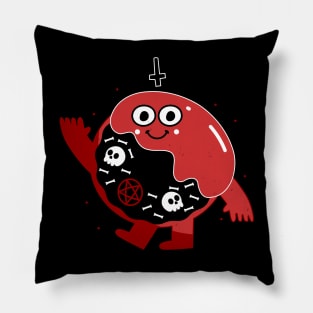 Demon Donut Pillow