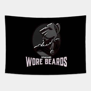 Spartans Wore Beards Tapestry