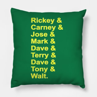 The great A's offense back in the day with the Bash Brothers Pillow