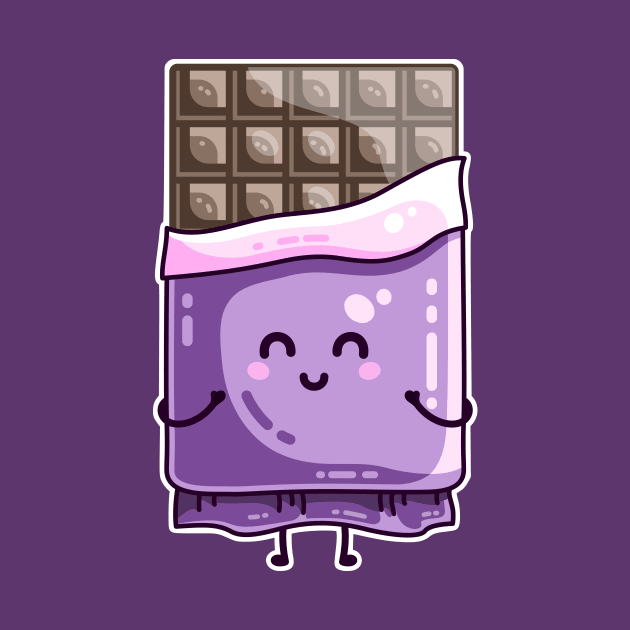 Kawaii Cute Chocolate Bar by freeves