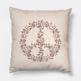 Floral Peace Pillow