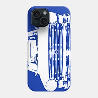 Austin A40 1960s British classic car monoblock white Phone Case