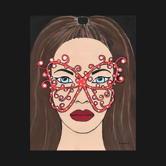 PRETTY Woman Butterfly Mask by SartorisArt1