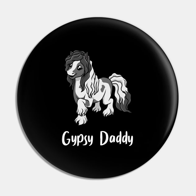 Horse Lover - Gypsy Daddy Pin by Modern Medieval Design