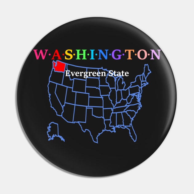 Washington, USA. Evergreen State. (With Map) Pin by Koolstudio