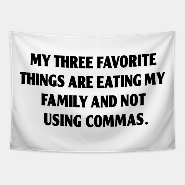 funny missing comma mistake Tapestry by Fusion Designs