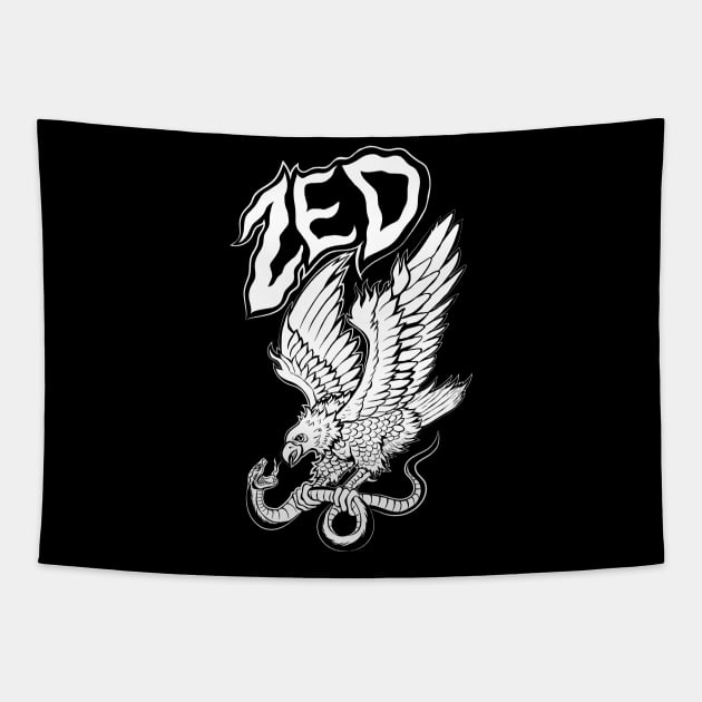 ZED - Raptor Shirt Tapestry by ZEDISDED