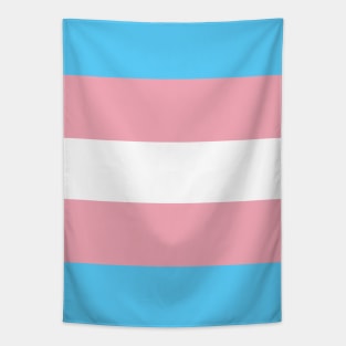 Trans pride flag Tapestry