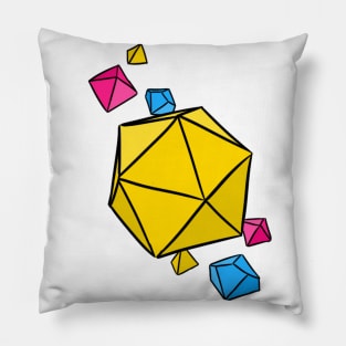 Pan Pride Colors Dice Pillow