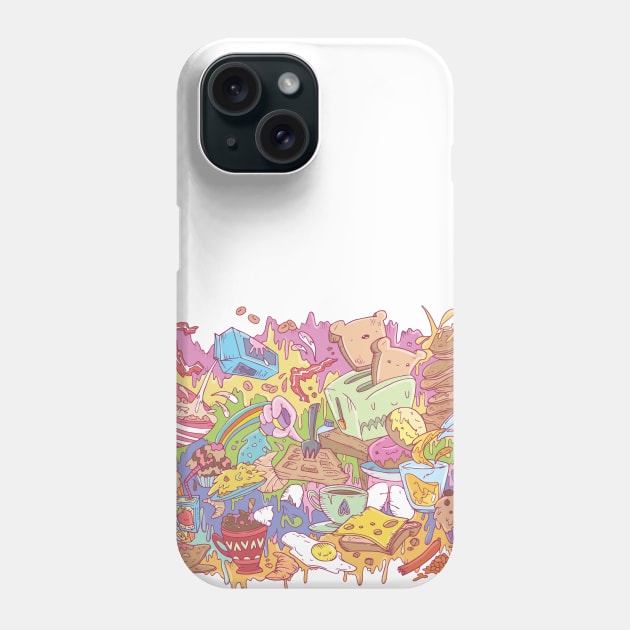 Breakfast Time Phone Case by theinkedmink