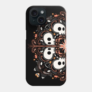 Skulls Mandala Phone Case