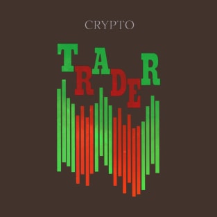 CRYPTO TRADER (CLEAN) / BROWN T-Shirt