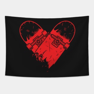 skateboarding lovers Tapestry