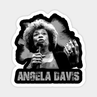 Angela Quotes Inspirational T-Shirt for Social Justice Advocates Magnet