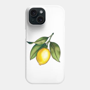 Golden Lemon Phone Case