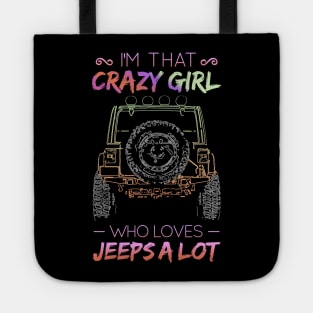 Jeep Girls Funny Tote