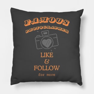 Famous Photographer Pillow