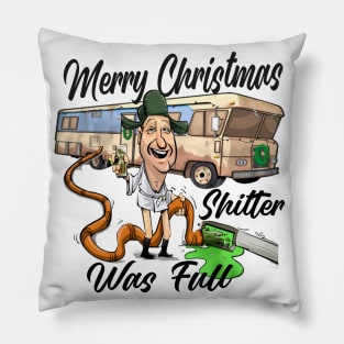 Merry Christmas Shitter Was Full Pillow