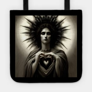 Gothic sacred heart Tote