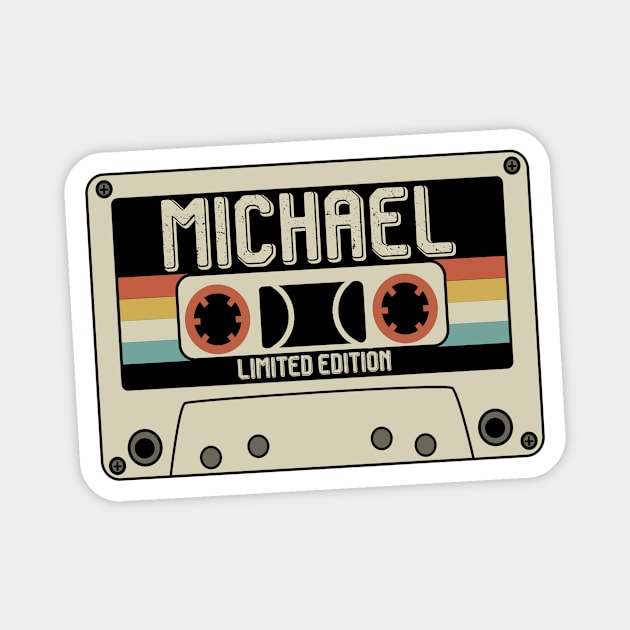 Michael - Limited Edition - Vintage Style Magnet by Debbie Art