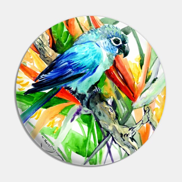 Parrot and Tropical Foliage, Tropical Colors Pin by surenart