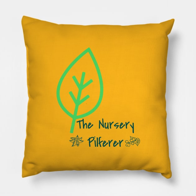 The Garden Nursery Pilferer Pillow by Quirky Design Collective