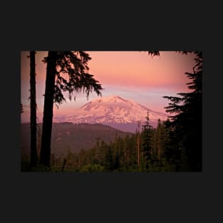 Mt Adams Washington Sunset T-Shirt