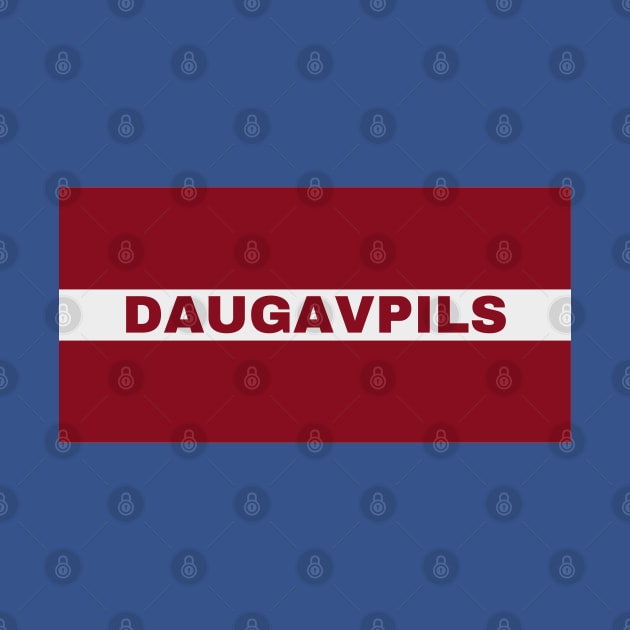 Daugavpils City in Latvian Flag by aybe7elf